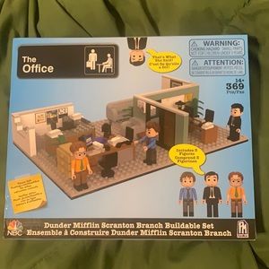 The Office building blocks set.  New with box damage.